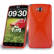 Cadorabo CANDY APPLE RED Case for LG G Pad PRO LITE Cover Protection TPU Silicone Gel Back case Red