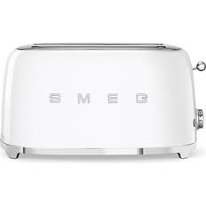 White Toasters Smeg Four-Slice Toaster White