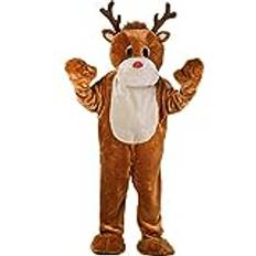 Carnival Toys 27042 Riesen Elch Kostüm mit Handschuhen, Füße und Kopf