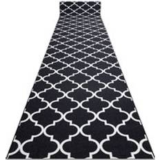 Polyamide Carpets RUGSX Anti-Slip Trellis Runner Black