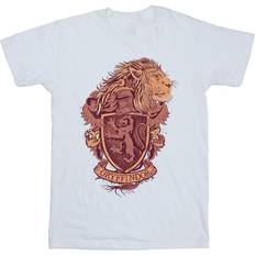 Tops Harry Potter Herren-T-Shirt mit Gryffindor-Skizze und Wappen