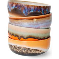 70s Tapas Bowls Set of 4 11 x 11 x 5 cm