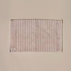 Plata Alfombras Antideslizantes para Bañera Ribbed Bath Mat - Light Grey