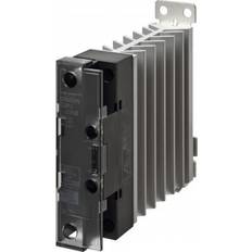 Omron Solid-state relæ 1 fase, 27A, 24-240VAC, med køleplade, DIN-skinne montering, indgangsspænding 12-2