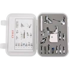 Sewing Machines Wejoy New 15 Piece Low Shank Sewing Machine Presser Feet Set Walking Foot Kit