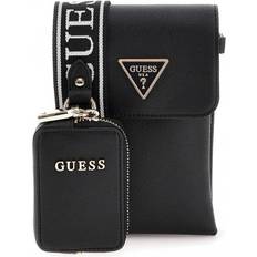 Guess Bolsos bandolera Guess Bandolera mujer Latona Flap Chit Chat Noir