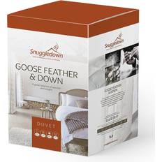 Goose feather and down duvet double 13.5 tog Snuggledown Goose Feather & 13.5 Tog Seasons Cover White
