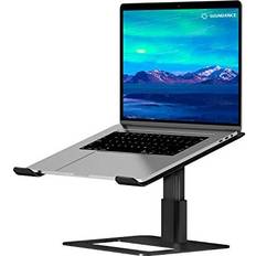 SOUNDANCE Adjustable Laptop Stand for Desk, Computer Stand, Ergonomic Laptop Riser Holder Compatible with 10 to 17.3 Inches Notebook PC Computer, BLACK