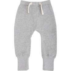 Babybugz 6-12, Heather Grey Marl Unisex Plain Sweatpants Jogging Bottoms One