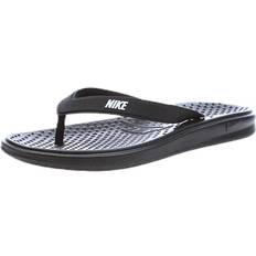 Nike Unisexo Zapatillas y Sandalias Nike Solay Flipflop GS Sandalias - White/Black