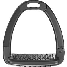 Black Stirrups Horsena Swap Stirrup with Double Side Cover - Black