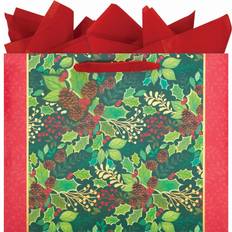 Papeles de regalo Lang Seasonal Greens Large Vogue Gift Bag