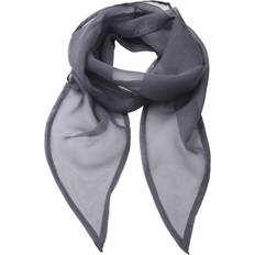 Steel Scarfs Premier Work Chiffon Formal Scarf Pale Grey One