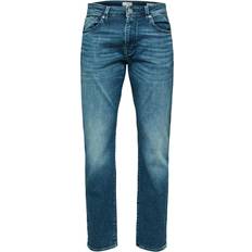 Selected Homme Herrjeans SLH196-STRAIGHTSCOTT 31601 – rak passform blå blå denim 16087781, 32L