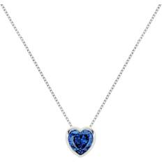 Radley Sterling Silver Blue Heart Stone Necklace