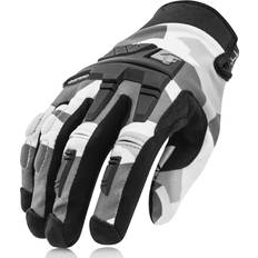 Gants de Moto Acerbis X-Enduro Camo S22, gants couleur: Noir/Gris/Gris Clair taille: