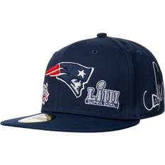 Abbigliamento per tifosi sportivi New Era Cappellino 59Fifty Pats Super Bowl LIII blu scuro-rosso 1/2 (59,6 cm)