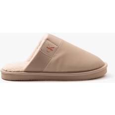 Nubuck Outdoor Slippers Calvin Klein HOME CLOG SURFACES 0HH Mens Slippers Taupe-44