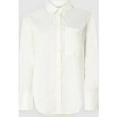 Tom Tailor Dame Bluser Tom Tailor Blouse Poplin - White
