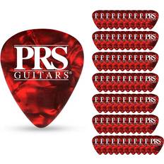 Picks PRS Red Tortoise Celluloid Guitar Picks Thin 72 Pack