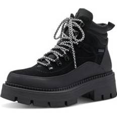 Sko Tamaris Læder Lukkede Booties - Sort