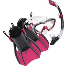 Aqualung Snorkel Sets Aqualung Sport Women's Bonita Snorkeling Set, Medium, Raspberry