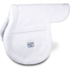 Fleece Pads Medallion All Purpose Saddle Pad 17 White