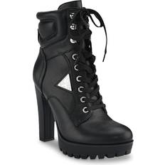 Guess Women Ankle Boots Guess Tanisa Platform Bootie Women's Black Boots