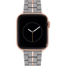 Rose Gold Smartwatch Strap Nine West Rubberized Bracelet for Apple Watch 38/40/41mm