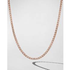 David Yurman Rose Gold Necklaces David Yurman Men's Box Chain Necklace in 18K Rose Gold, 5mm, 24"L