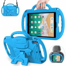 Shein IPad EVA Case With Shoulder Strap, Shockproof Handle Stand And Cartoon Pattern Compatible With IPad 5th/6th/7th/8th/9th/Air4 Generation [9.7inch/10.2i