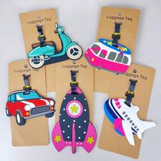 Luggage Tag,Suitcase Tag,Name Tag,With Name ID Cards,Waterproof,Portable,Double-sided,for Travel,for Honeymoon,for College,for