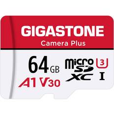 Memory Cards & USB Flash Drives Gigastone [Gigastone] 64GB Micro SD Card, Camera Plus, MicroSDXC Memory Card for Wyze Cam, Video Camera, Security Camera, Smartphone, Fire tablet, 4K Video