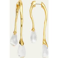 Alexis Bittar Lucite Front-Back Double Drop Earrings