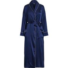 Polo Ralph Lauren Women Robes Polo Ralph Lauren Women's Mortimer Silk-Blend Robe Navy Navy