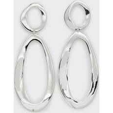 Hombre - Plata Pendientes Ippolita Sterling Silver Classico Long Hoop Drop Earrings