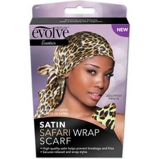 Leopard Scarfs Evolve FIRSTLINE Evolve Exotics Satin SAFARI Wrap Scarf