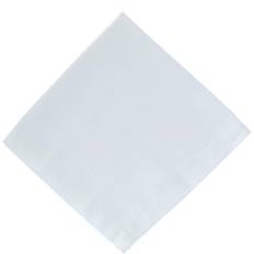 Handkerchiefs CTM Premium Irish Linen Handkerchief - White