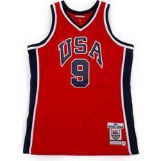 Mitchell & Ness Canotta Basket Uomo Nba Authentic Jersey Hardwood Classics No Michael Jordan 1984 Team Usa Red