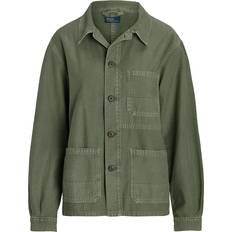 Polo Ralph Lauren Women Jackets Polo Ralph Lauren Women's Chore Cotton Jacket Olive Olive