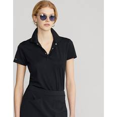 Polo Ralph Lauren Women Polo Shirts Polo Ralph Lauren Piqué Shirt in Black