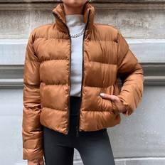 Shein Zip Up Puffer Coat