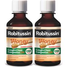 Robitussin Maximum Strength Honey Cough Plus Chest Congestion Medicine Congestion Honey