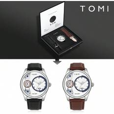 Klockor Shein Tomi Watch With Rotating Gears Second Hand And Replacement Band In Gift Box, Suitable For Daily Wear And Holidays
