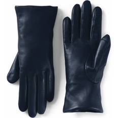 Lands' End Gloves & Mittens Lands' End Women EZ Touch Screen Cashmere Lined Leather Gloves