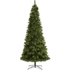 Interior Details Nearly Natural White Mountain Pine 120"H Artificial With Bendable Christmas Tree