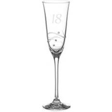 Diamante Home 18Th Birthday Crystals Champagne Glass