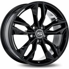 18" - 5/112 Car Rims MSW 71 8 ET50 PL-Ring Gloss-Black