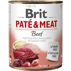 Hundfoder - Kaniner Husdjur Brit mat Paté & Meat Kalkon Kalvkött 800