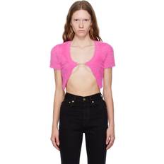 Nylon Cardigans Jacquemus La Maille Neve Cardigan - Pink